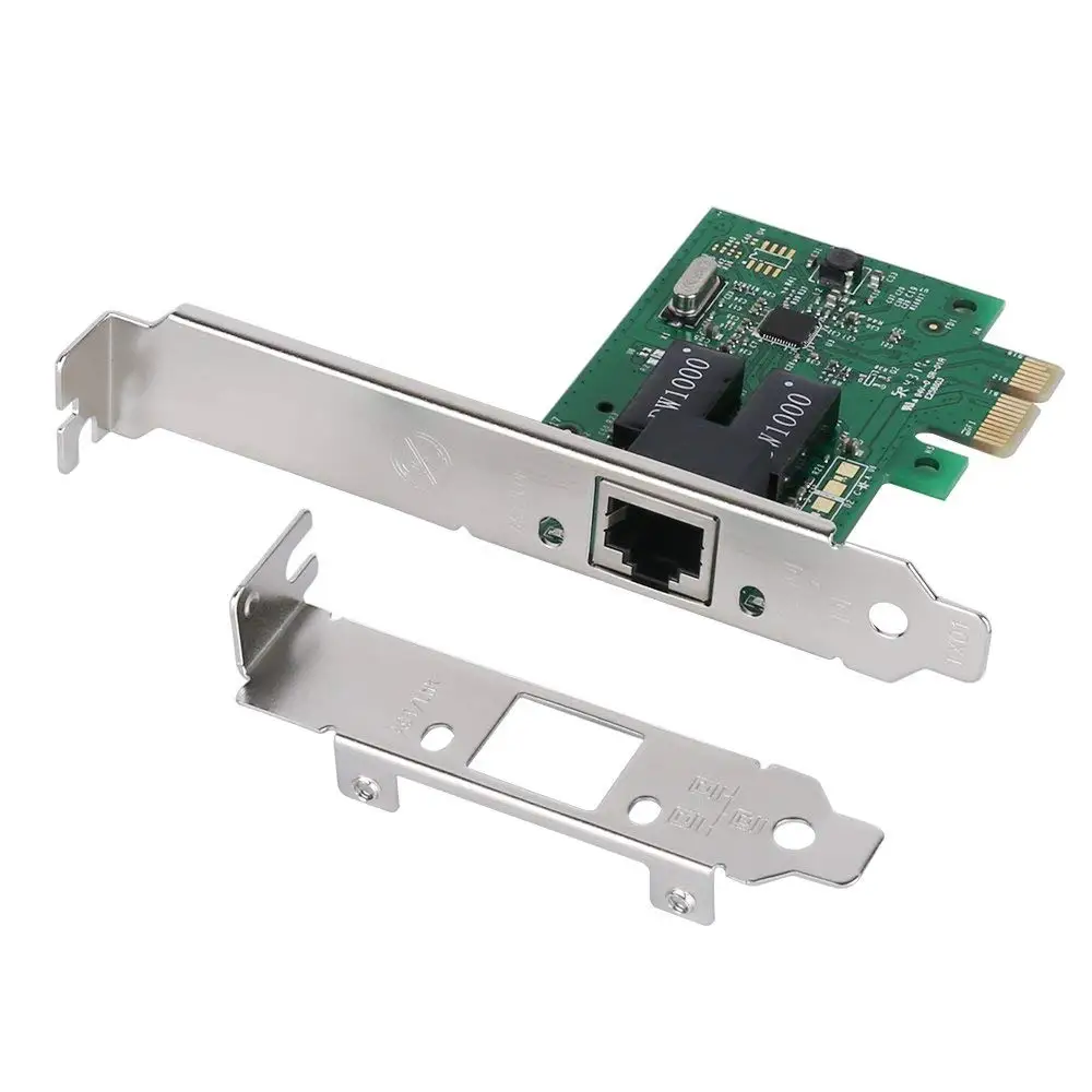 

PCI Express Gigabit Ethernet LAN Card 10/100/1000Mbps PCIe RJ45 Network Controller Adapter Card For Desktop PC