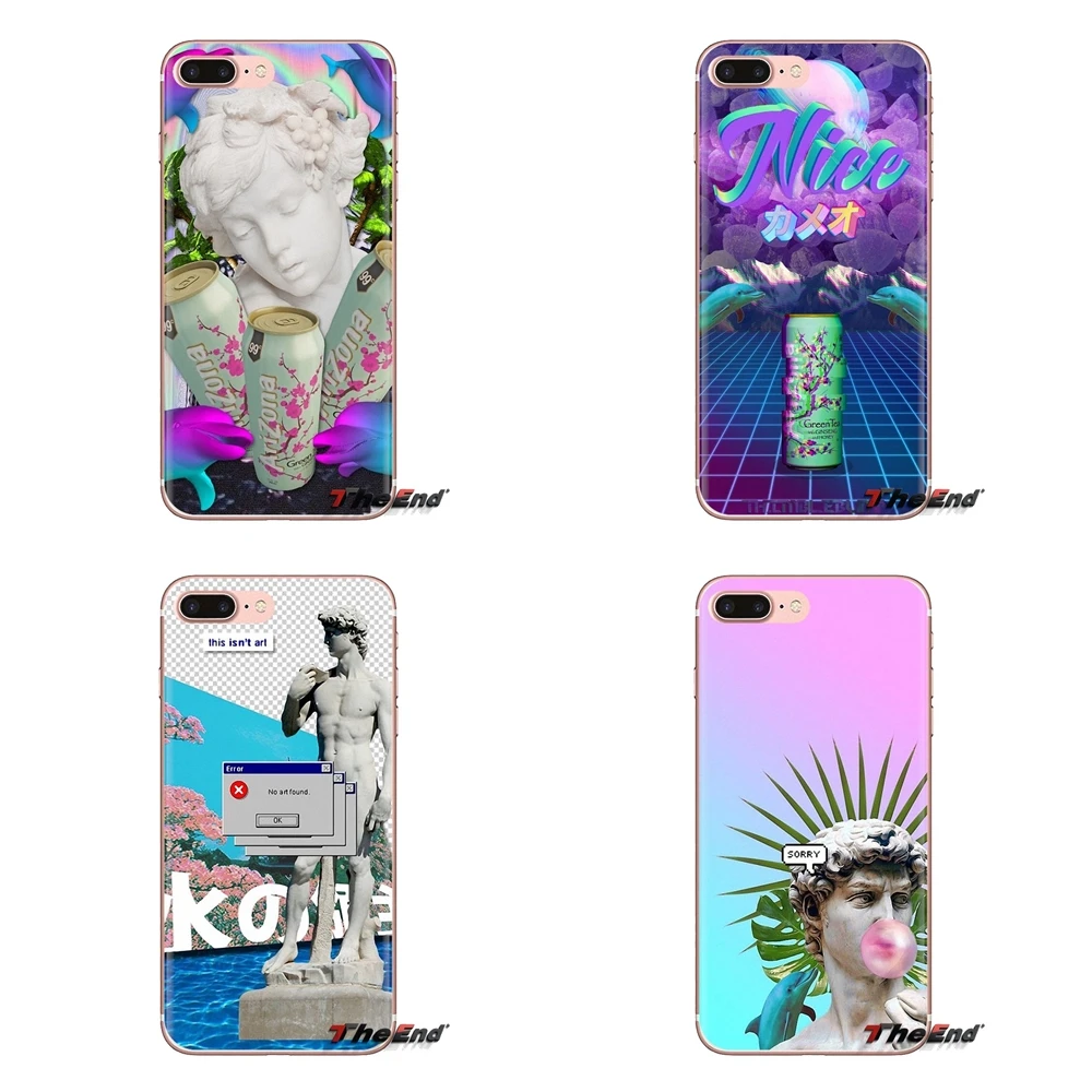 Art Vaporwave прозрачные мягкие чехлы для iPod Touch Apple iPhone 4 4S 5 5S SE 5C 6 6S 7 8 X XR XS Plus MAX |