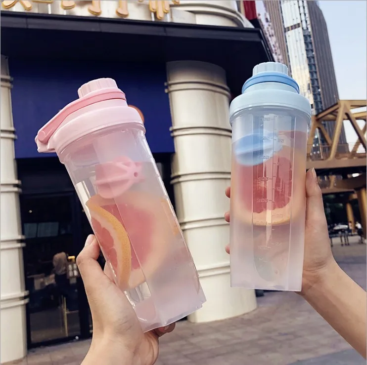 

Classic Shake Cup Bottle with Blenderball Motivational Protein Shaker 100% Leak Proof BPA Free Carrying Loop for Gym Fruit