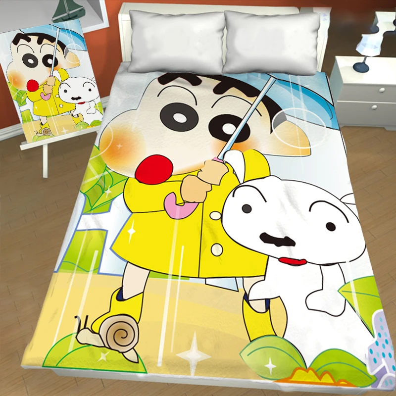 1 шт. простыня Crayon Shin-chan аниме простыня с печатным рисунком украшение для детской спальни простыни, постельное белье(без наволочки