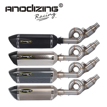 

Slip on FOR KAWASAKI Z800 Z 800 2012-2016 Link Pipe Stainless Steel Exhaust Muffler Silence Set Link Middle Pipe