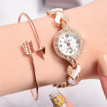 

Lvpai Bracelet Watches Women Luxury Crystal Dress Wristwatches Clock Women's Fashion Casual Quartz Watch reloj mujer Gift