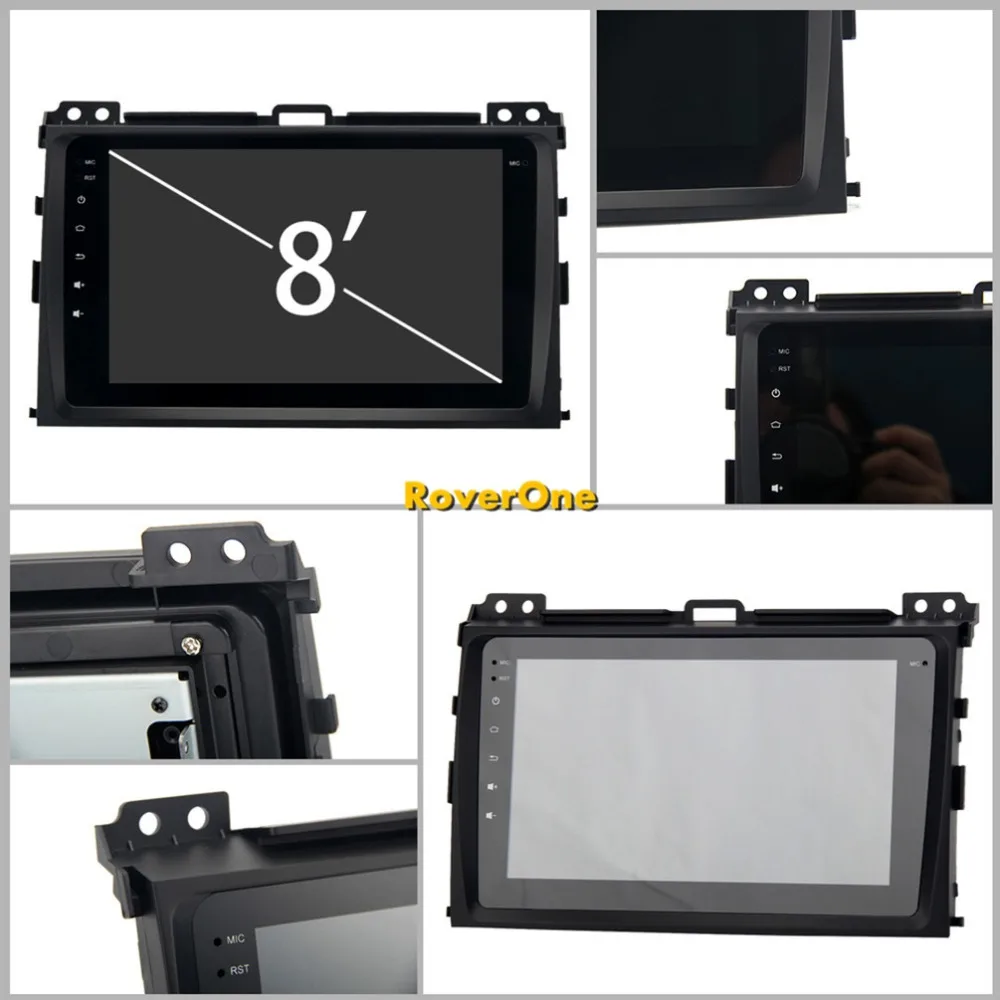 Top For Toyota Prado 120 2004 - 2009 Android 9.0 8