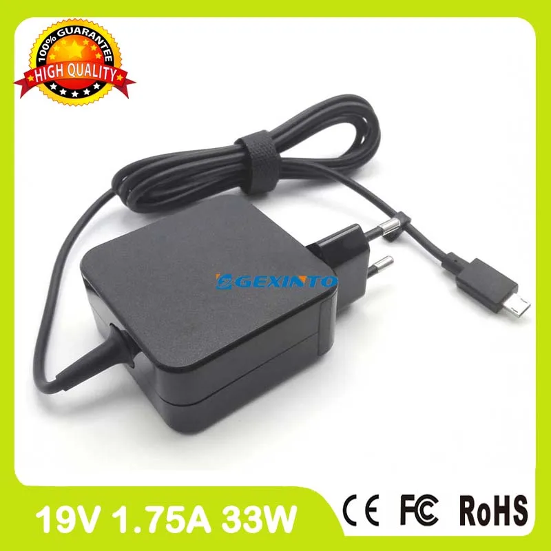 19V 1.75A 33W laptop charger ac power adapter for Vivobook Flip L205SA R206SA R209H E200HA R209HA L202SA L200H EU plug 19V 1.75A 33W laptop charger ac power adapter for Vivobook Flip L205SA R206SA R209H E200HA R209HA L202SA L200H EU plug