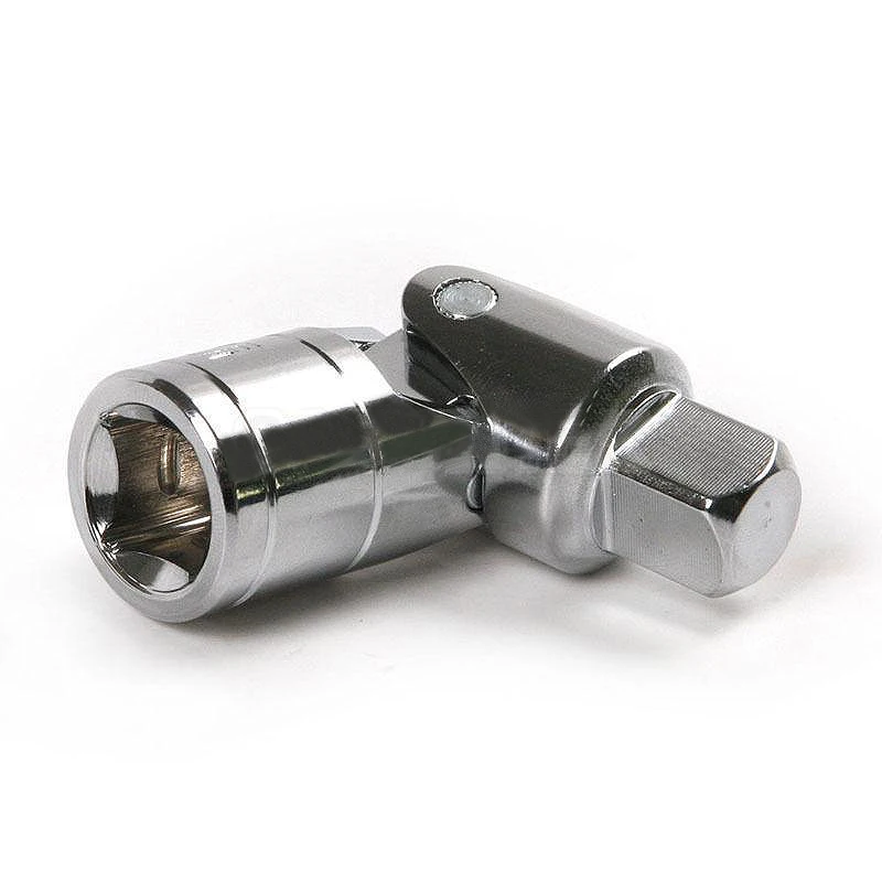 360 Degree Rotary Head Ratchet Wrench Socket Adapter Extension Bar Universal Joint Set 1/4" 3/8" 1/2" Durable