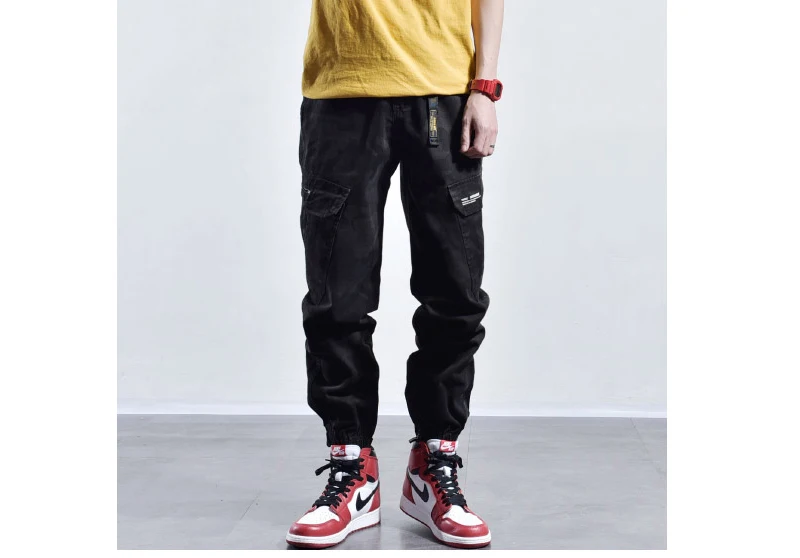 2019 Fashion Streetwear Joggers Men Camouflage Military Army Pants hombre Japanese Style Loose Fit Cargo Pants Hip Hop Jeans Men