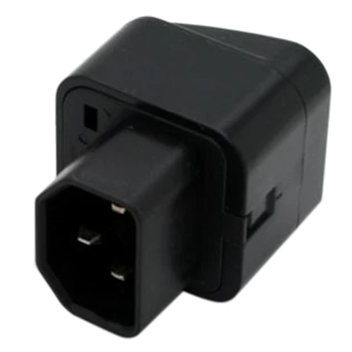 IEC 320 C14 to universal Female Power Adapter AC Power Plug Connector