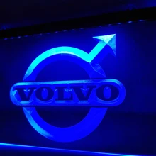 LG008-Volvo светодиодный неоновый светильник, подвесной знак, домашний декор