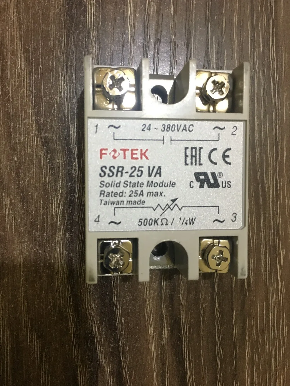 Оригинальные тайваньские твердотельные реле FOTEK/тиристорные модули SSR 25VA 24