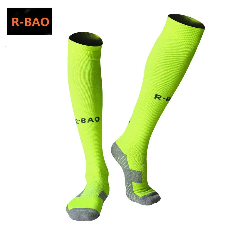 Calcetines largos de algodón antideslizantes hombre, medias fútbol, tobilleras, espinilleras, Protector de compresión, R-BAO, 39-44, par _ - AliExpress Mobile