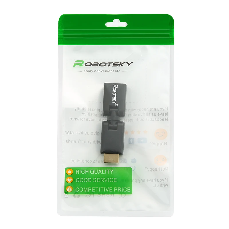 Robotsky 360 градусов вращения HDMI мужчин и женщин HDMI конвертер адаптер для HDTV xbox PS3 DVD проектор