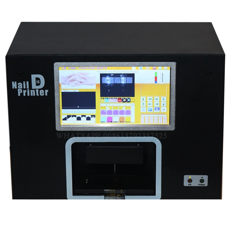  2020 Real Nail Printing machine with computer touch secreen inside flower printer digital nail prin