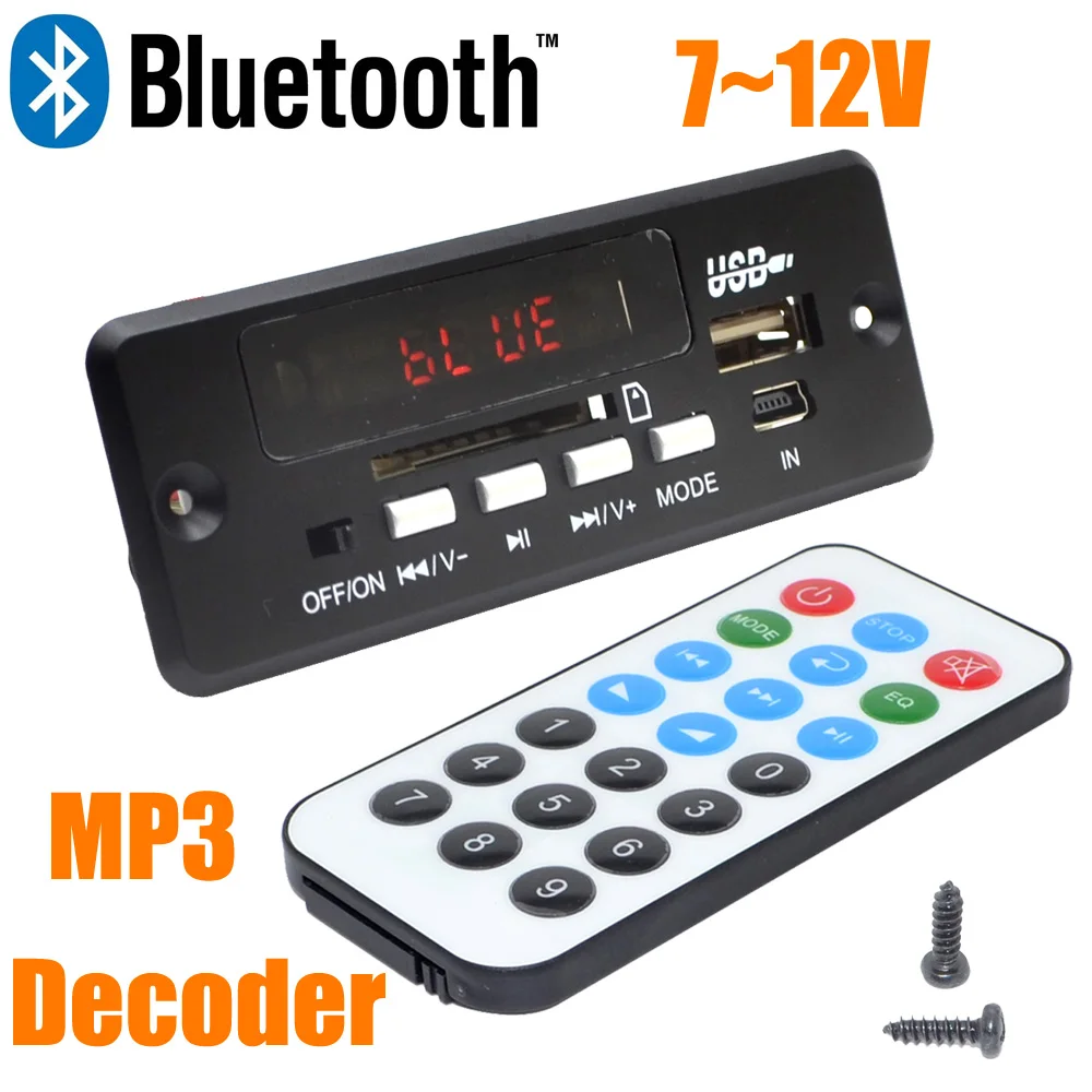 Wholesale Brand New 712V Car Handsfree Bluetooth MP3 decode board with