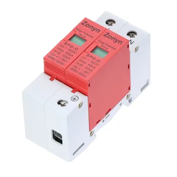 

high quality 2P SPD 420V 30KA~60KA House Surge Protector Protective Low-voltage Arrester Device 1P+N