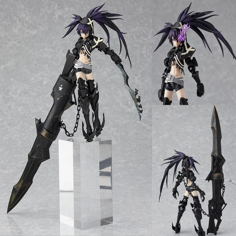 

Action model figure INSANE BLK Black Rock Shooter katana version SP-041 Movable joints collection cartoon toy gifts Y7199