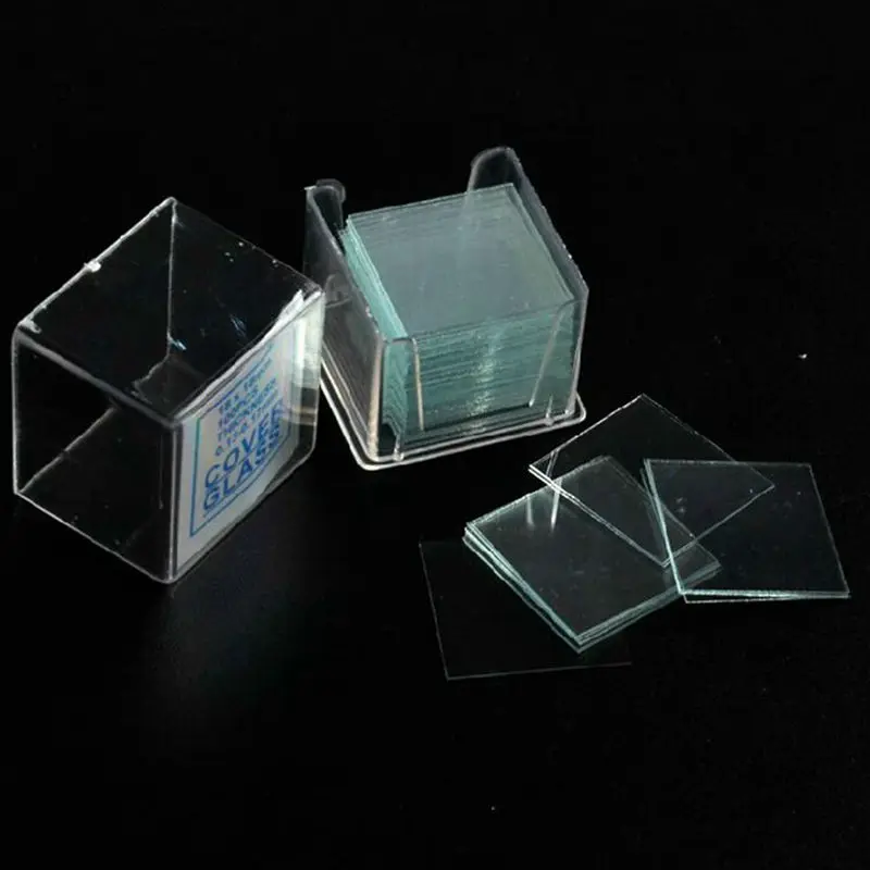 100 шт. стеклянная крышка для микроскопа 18 х18 мм|microscope slides|microscope cover slipcover slip |