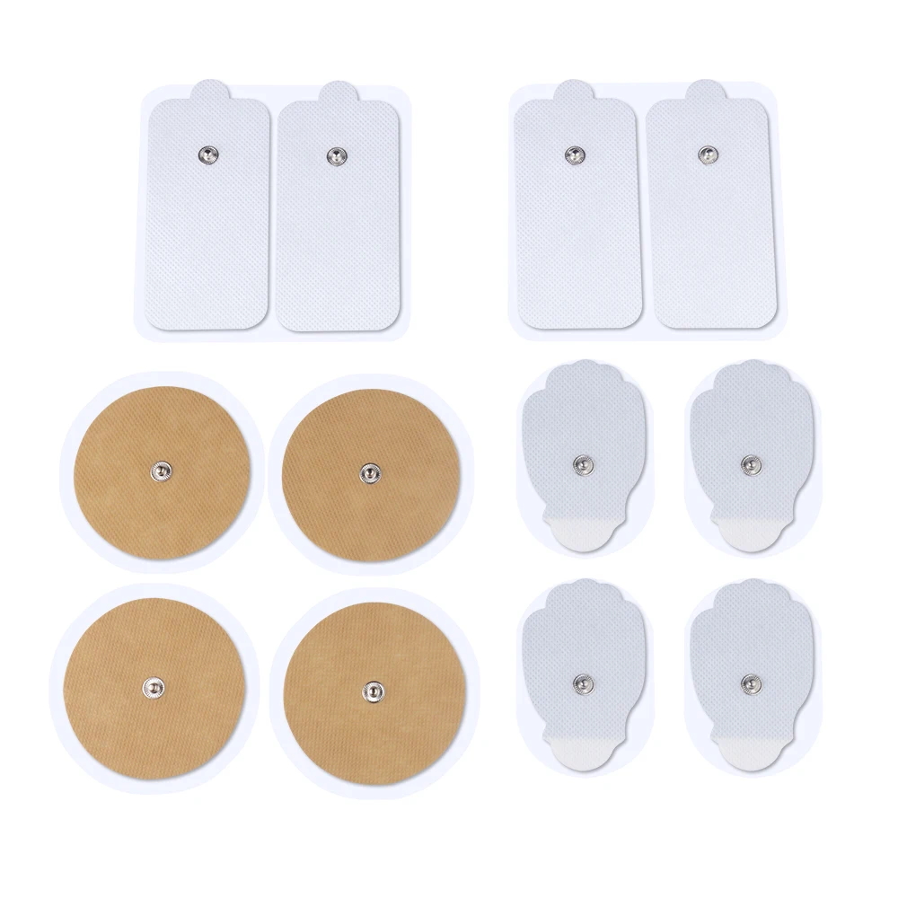 6 Pairs Conductive Tens Electrodes Pads Use For Tens/ems Unit With