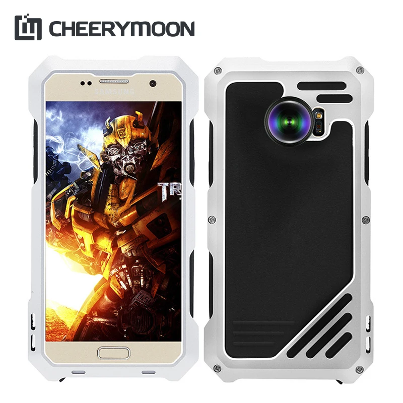 

CHERRYMOON Strong Three anti Lens Series Case Doom Armor three Anti Aluminum For Samsung Galaxy S7 Case Lens Protect
