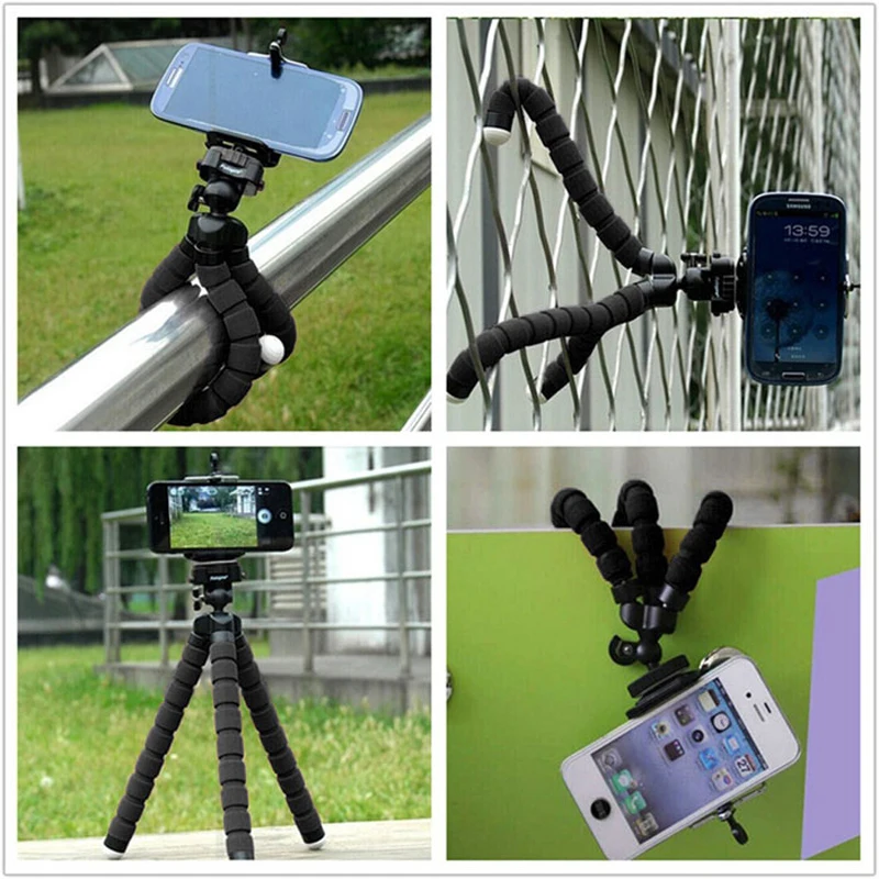 

Flexible Octopus Tripod Head Bracket Car Phone Camera Holder Stand Mount For LG G2 G3 G4 Mini G4C G4 Beat Magna G4 Styus G5