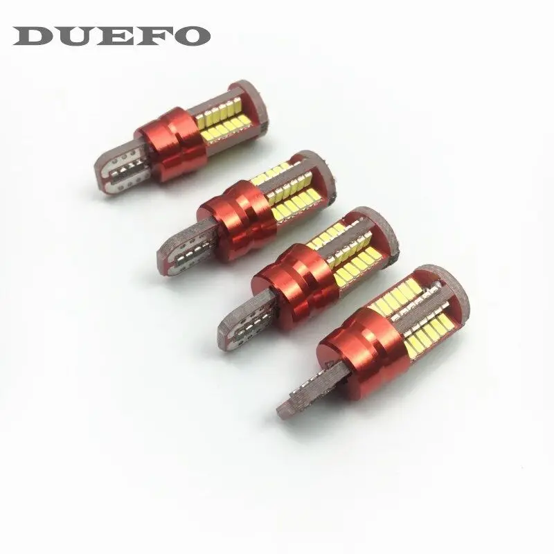 20 шт./лот автомобильная светодиодная лампа T15 T10 194 W5W Canbus 57SMD 3014 Светодиодная без