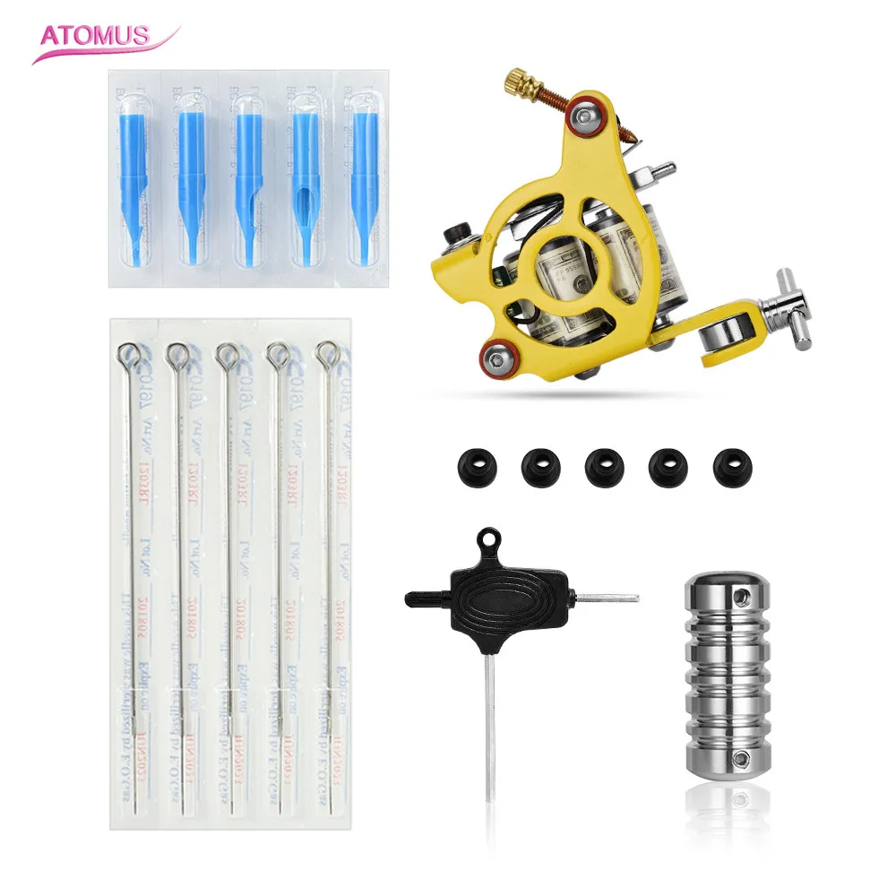 

Tattoo Kits Iniciante Kit De Tatouage Tatoo Rotary Pen Tatuagens Supplies Machine Equipo Para Tatuar Fontes Maquinas Rotativas
