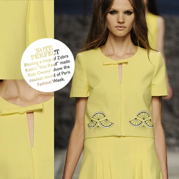 

New technology yellow linen cotton blend fabric cool dress pants linen fabric wholesale high quality cotton cloth