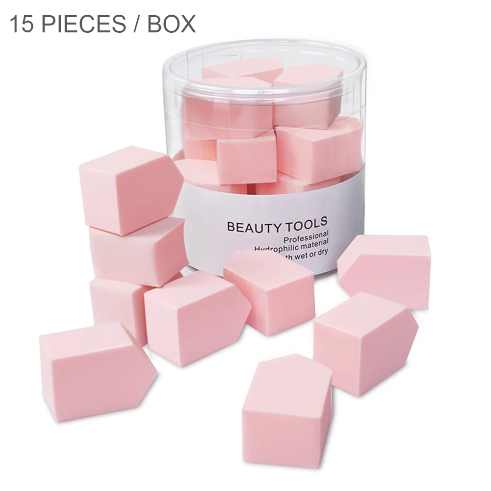 Розовый влажный и сухой желе порошок 15 капсул/коробка макияж