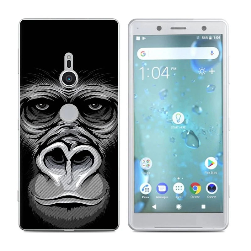 5 7 для Sony Xperia XZ2 чехол телефона красивая девушка мягкая задняя крышка Крышка XZ 2