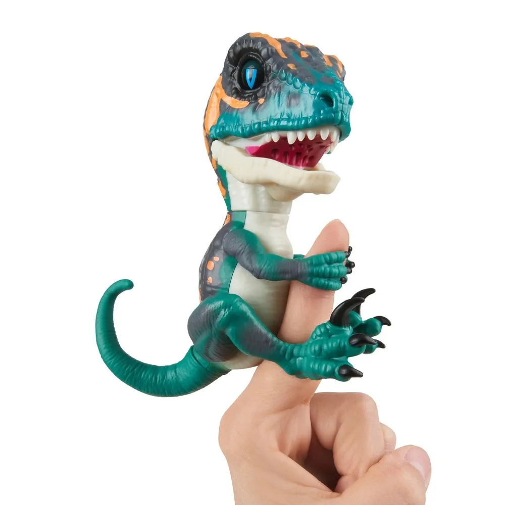Animal de Estimação Brinquedos para Crianças Dedo Dinossauro Eletrônico Brinquedo Interativo Domesticado Raptor Bruce Crianças Presente Natal 7 Computers & Electronics