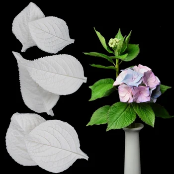 

Hydrangea Leaves Silicone Mold Fondant Mould Cake Decorating Tools Chocolate Gumpaste Mold, Sugarcraft, Kitchen Accessories