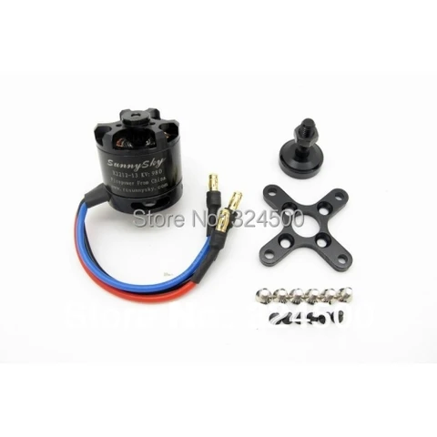 Discount Radio Remote Control SunnySky X2212 KV980 High Efficiency Brushless Motor Kit For Sale RC Airplane Part Accessory Plane title=