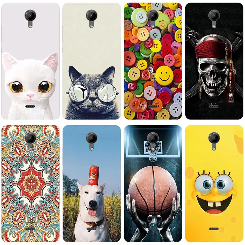 

For Coque Wiko Freddy 5.0 inch Case Luxury Cartoon TPU Case For Wiko Freddy Soft Silicone Phone Protective Back Cover Sikn
