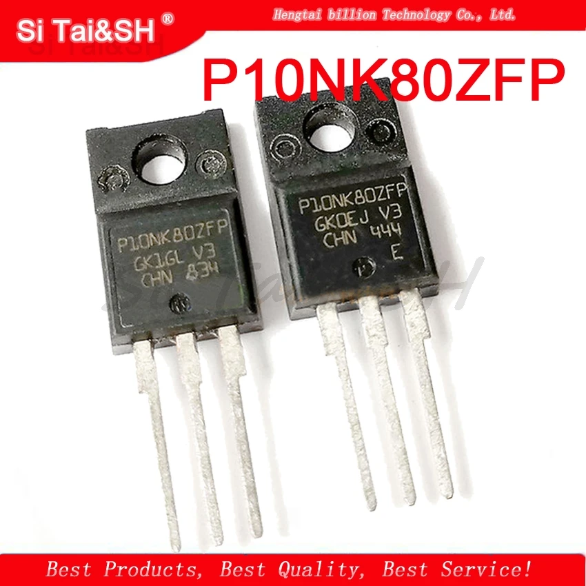 

1PCS P10NK80ZFP 10N80 TO220F integrated circuit