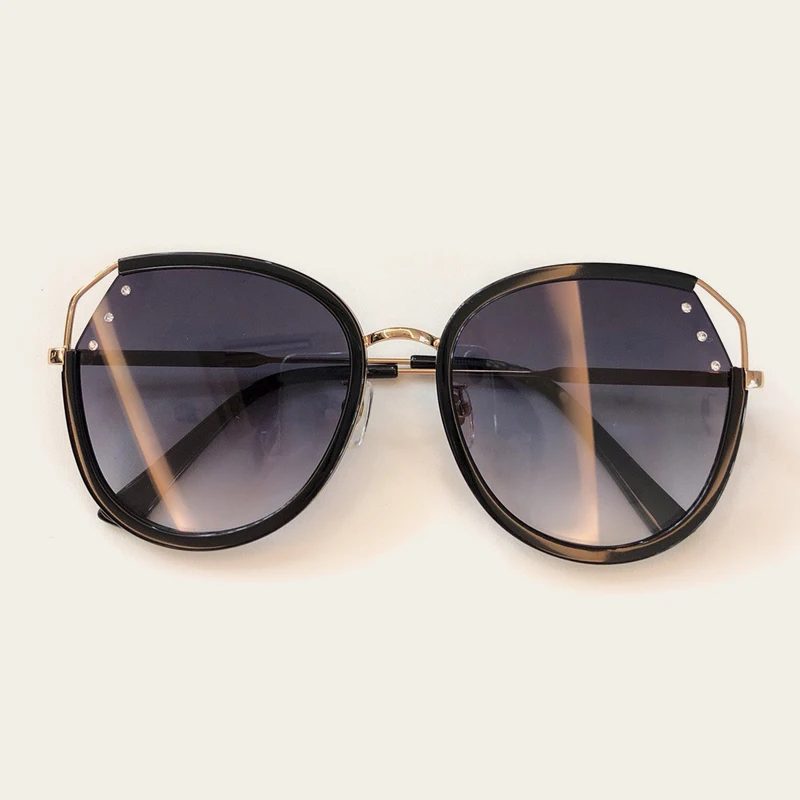 No.6 Sunglasses Летние Стильные Овальные Солнцезащитные очки женские брендовые дизайнерские Oculos De Sol Feminino ретро роскошные женские оттенки женские Su - Цвет линз: No.6 Sunglasses