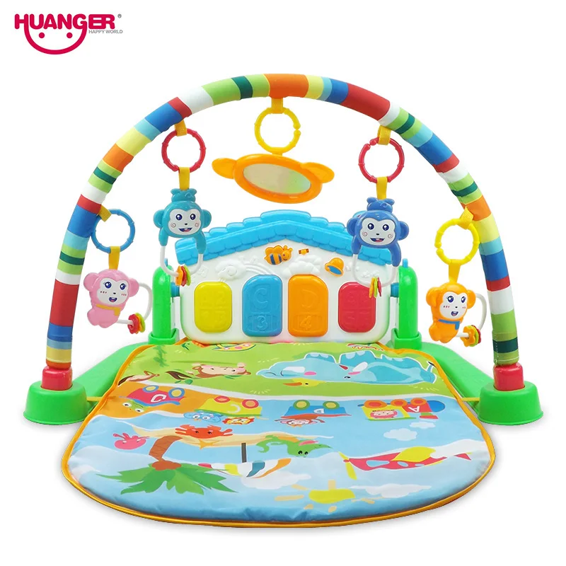 Huanger Baby 3 in 1 font b Play b font Rug Develop Crawling Children s Music