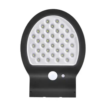 

LED Solar Power Motion Sensor Wall Light Garden Security Lamp Outdoor Waterproof Lighting with 18650 Lithium Battery