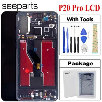 TFT Black For Huawei P20 Pro LCD Display Screen Touch Panel Digitizer P20 Pro CLT-AL01 Lcd With Touch Screen P20 Plus Display wholesale new laptop a1707 lcd led screen for macbook pro pro 15 4 a1707 lcd display screen panel late 2016 mid 2017 year