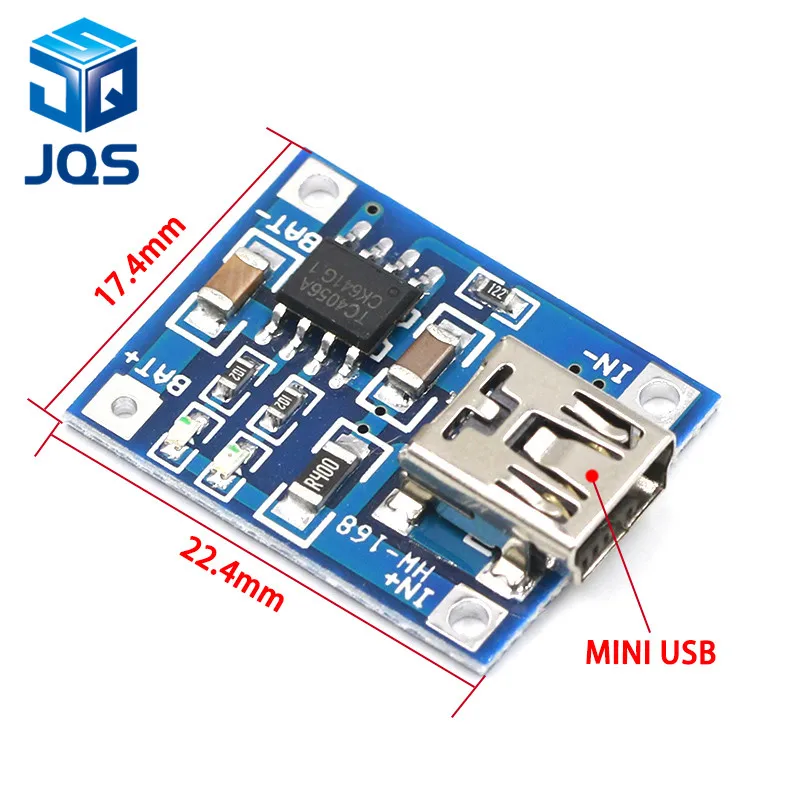 Type-c/Micro USB 5V 1A 18650 TP4056 модуль зарядного устройства литиевой батареи зарядная плата с защитой двойные функции 1A li-ion