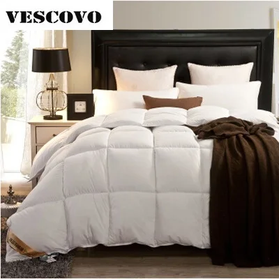 

2017 warm winter quilt goose down comforter feather duvet European Edredon funda 100% goose down comforter
