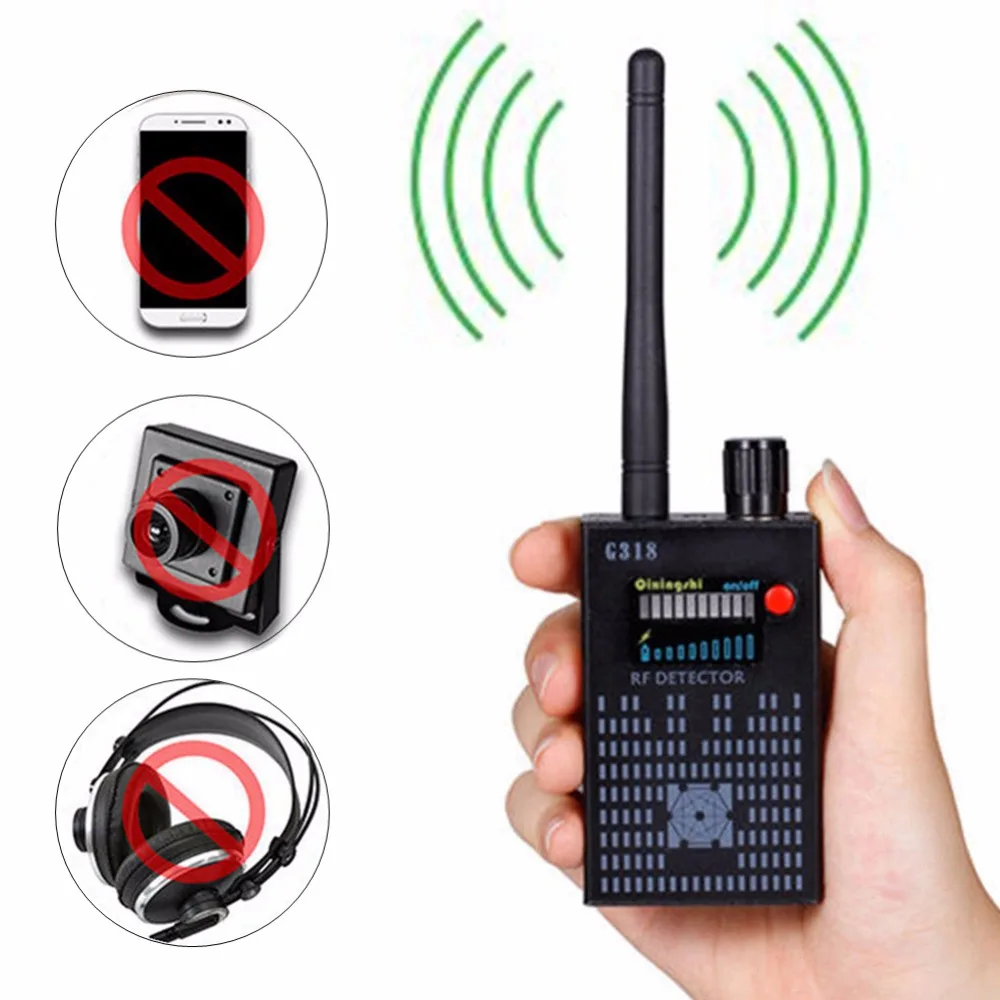  G318 Portable Anti-eavesdrop Anti-tracing Anti-tracking Wireless Signal RF Bug Amplification Detect