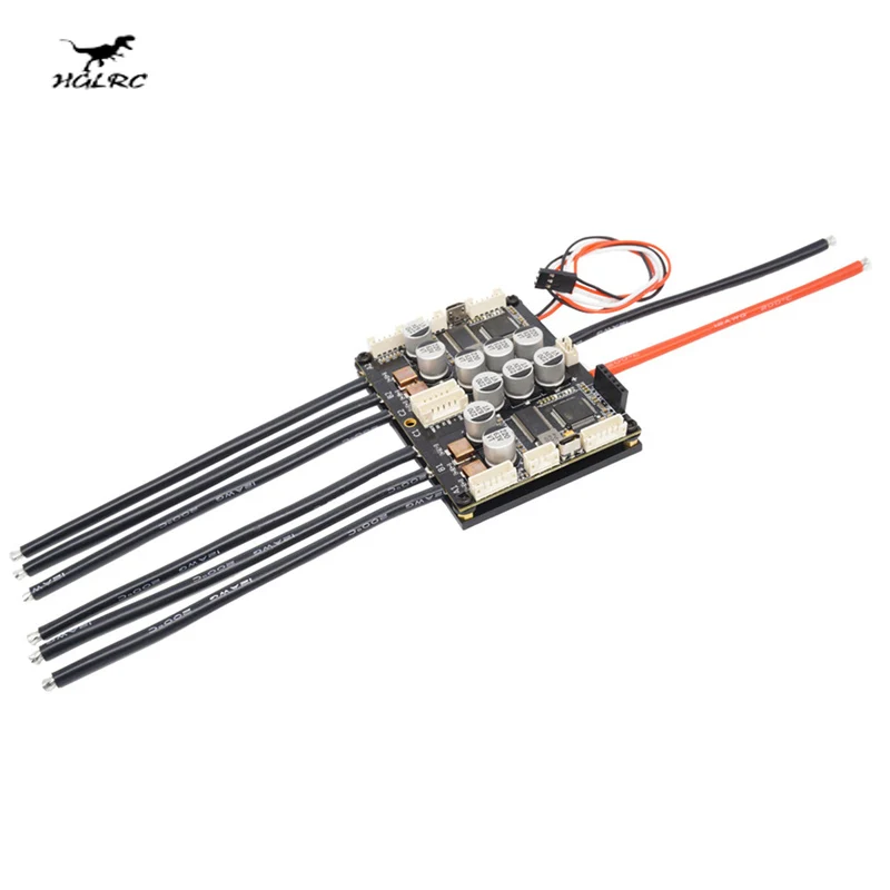 HGLRC-Flipsky Dual FSESC4.20 ESC Pro Switch Plus на основе VESC с анодированным алюминиевым радиатором DIY аксессуары запасные части