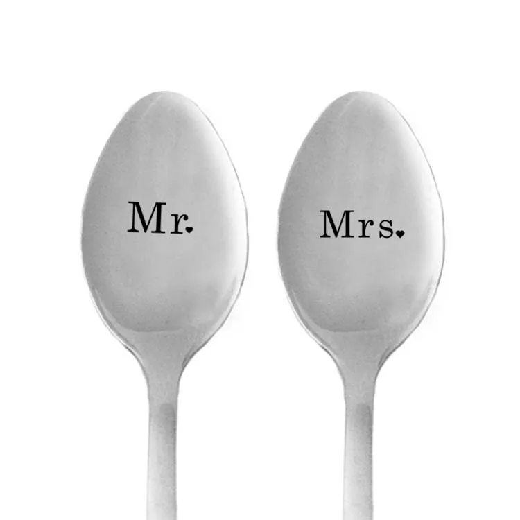 

Valentines day gift stainless steel Spoon long spoon party favor birthday gift for girlfriend boyfriend present
