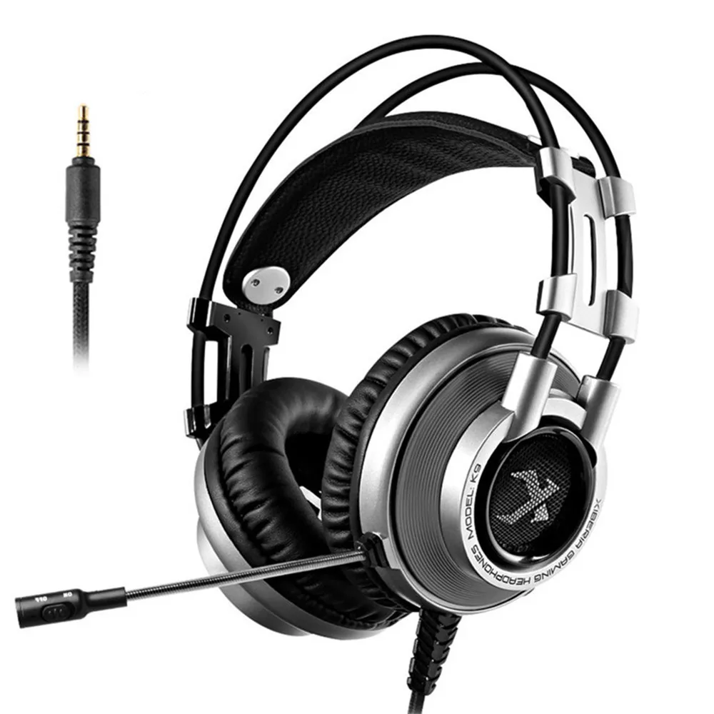 XIBERIA K9 Casque PS4 Headset with Mic Stereo Gaming Headphones for Cell Phone New Xbox One Laptop PC (4)