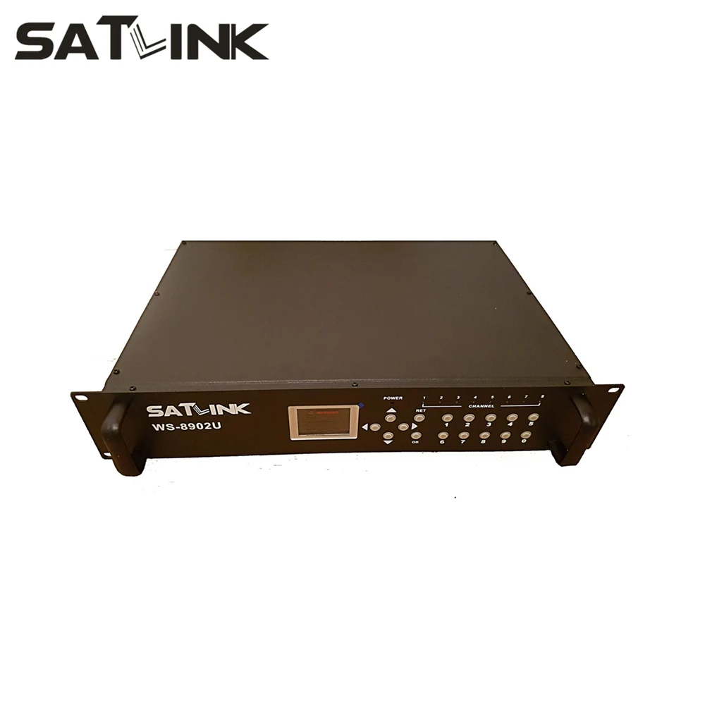 SATLINK WS 8902U 8 канальный модулятор DVB T HD 1080P MPEG4 MI/AV Satlink 8/10/12 каналов|dvb-t hd|modulator dvb-tsatlink