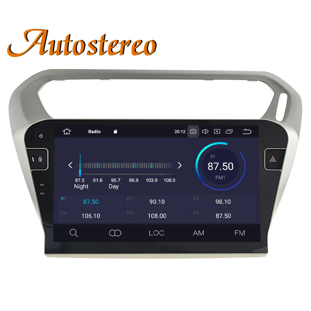 Best Android 9 car GPS navigation multimedia For PEUGEOT 301 For Citroen Elysee 2014+ radio tape recorder auto stereo no DVD player 2
