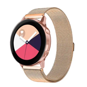 

ASHEI for Samsung Galaxy Watch 42mm Active Bands 20mm Stainless Steel Milanese Band Strap For Galaxy Watch Gear S2 Classic/Gear