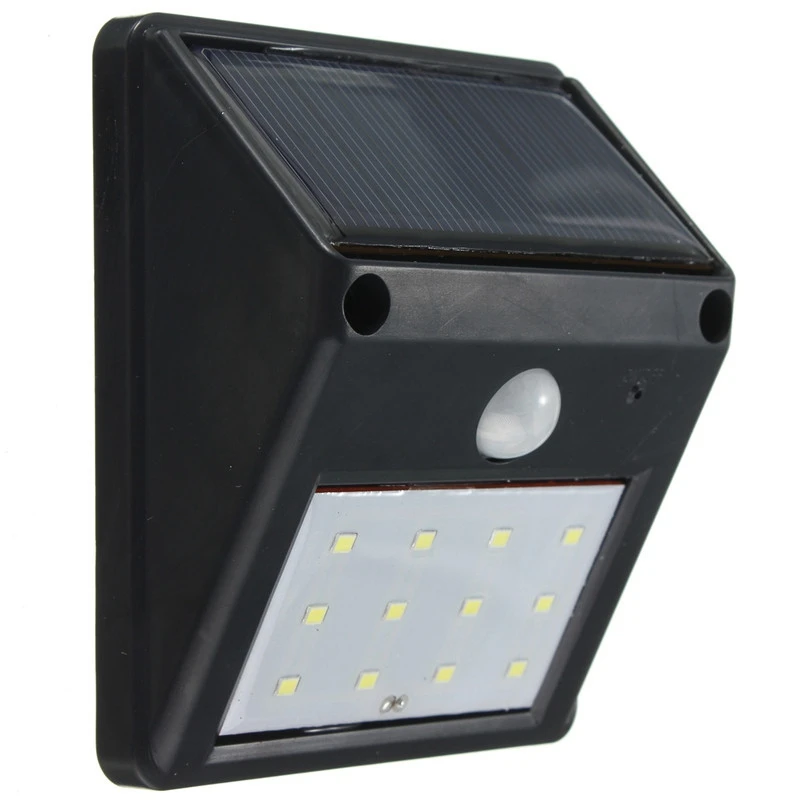 

Outdoor 12 LED Solar Light Waterproof IP65 Solar Power PIR Motion Sensor LED Garden Light Pathway Sense Solar Lamp Wall Light