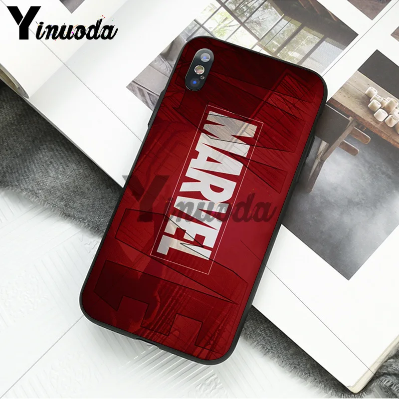 Yinuoda كاريكاتير الأعجوبة شعار DIY الطباعة الرسم غطاء إطار هاتف محمول شل ل أبل فون 8 7 6 6 S زائد X XS ماكس 5 5 S SE XR غطاء