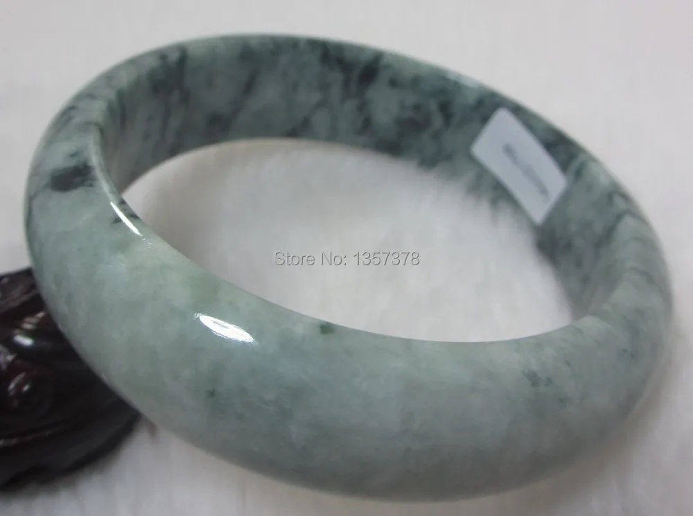 

shitou 00563 59mm Beautiful Certified Grade "A" Natural Jadeite Jade Gems Bracelet Bangle