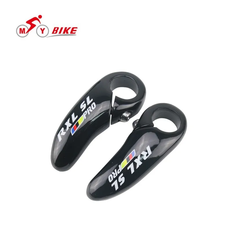 RXL SL MTB Bicycle Bar Ends Carbon Bike Handlebar Horn Small Auxiliary Handlebar UD Glossy Black